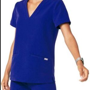 *RARE COLOR* FIGS XS Casma Scrub Top DEEP ROYAL BLUE